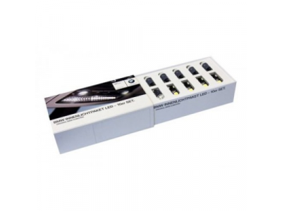 Светодиодная подсветка салона BMW, 10 светодиодных модулей, артикул 63122212788