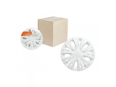 Колпаки колесные 15 дюймов Лион, белый, карбон AIRLINE