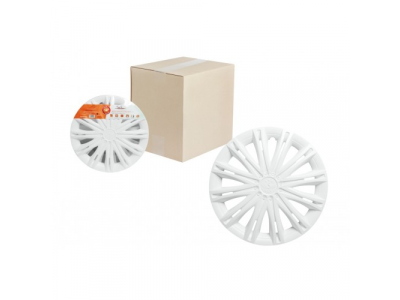 Колпаки колесные 14 дюймов Скай, белый AIRLINE