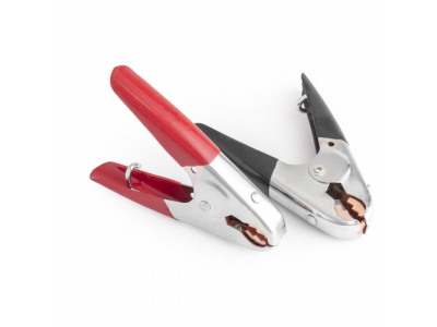 Зажим клеммы АКБ 15,5 см.усил.цв.марк.полярности,изолир.ручки,(токонесущ.вставка медь) 2шт AUTOPROFI