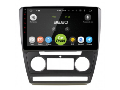 Штатная магнитола CarDroid RD-3202FB для Skoda Octavia A5 черный
