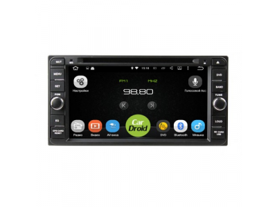 Штатная магнитола CarDroid RD-1101D для Toyota Универсальная DSP