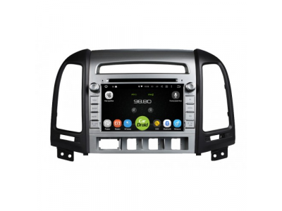 Штатная магнитола CarDroid RD-2001 для Hyundai SantaFe 2 (4 кнопки)