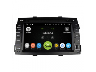 Штатная магнитола CarDroid RD-2302D для KIA Sorento 2, 2009 DSP