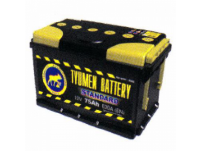 Аккумулятор 6ст - 75 (Тюмень) L оп